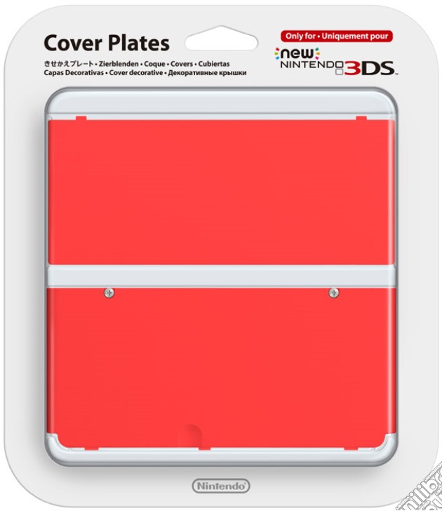 NINTENDO New 3DS Cover Rosso videogame di ACC