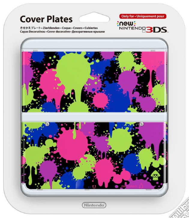 Nintendo New 3DS Cover Splatoon videogame di ACC