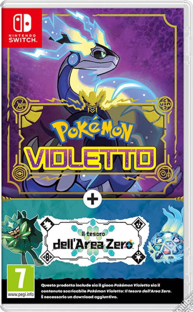 Pokemon Violetto + Pack Espansione Il Tesoro dell'Area Zero videogame di SWITCH