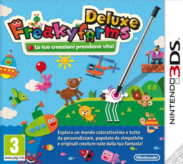 Freakyforms Deluxe videogame di 3DS