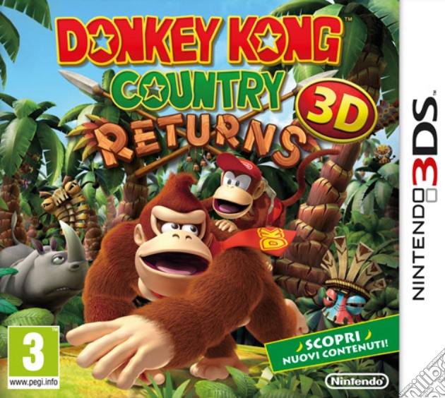 Donkey Kong Country Returns 3D videogame di 3DS