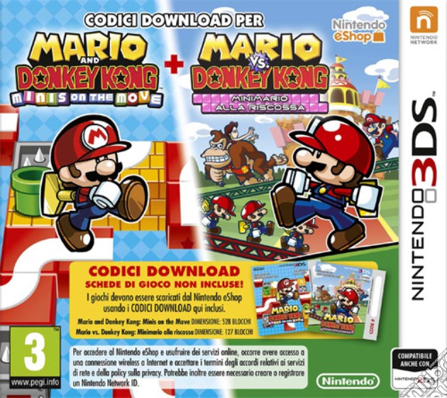 Mario vs D. Kong: Minis March Again (DL) videogame di 3DS