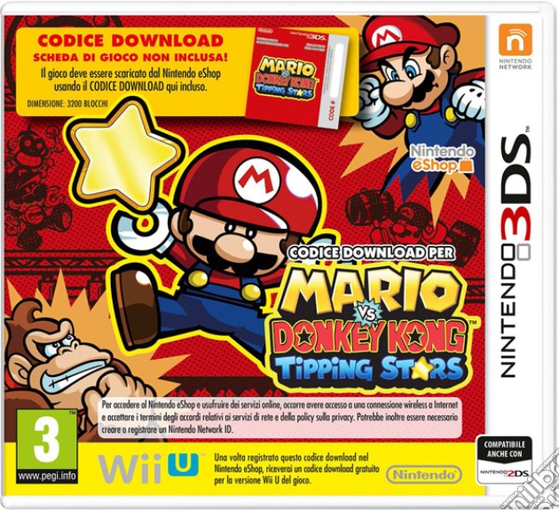 Mario vs Donkey Kong: Tipping Stars (DL) videogame di 3DS