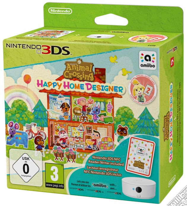Animal Crossing: Happy Home Des. + NFC videogame di 3DS