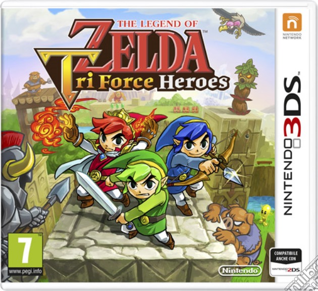 The Legend of Zelda: Tri Force Heroes videogame di 3DS
