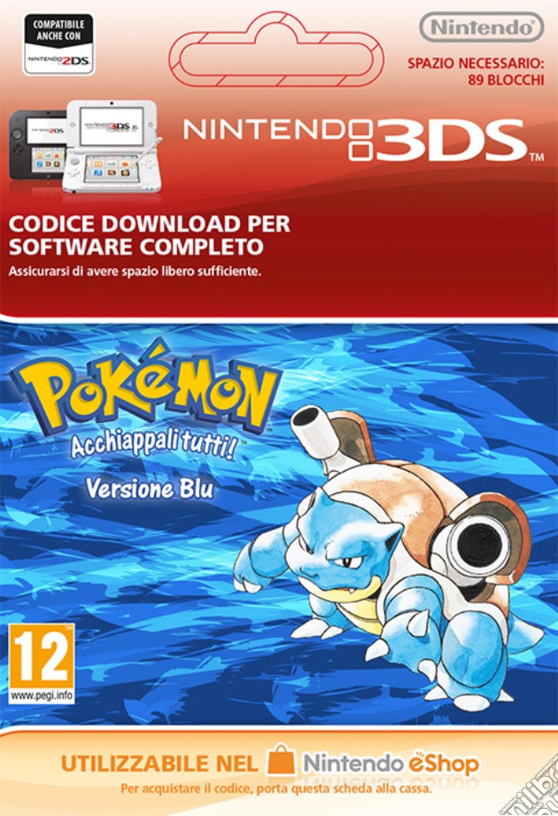 Pokemon Blue Edition Italian videogame di DDNI