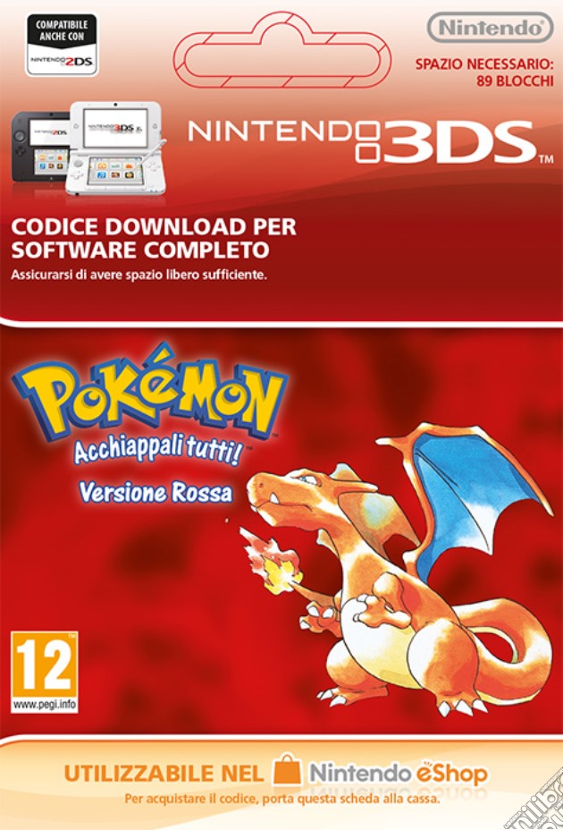 Pokemon Red Edition Italian videogame di DDNI