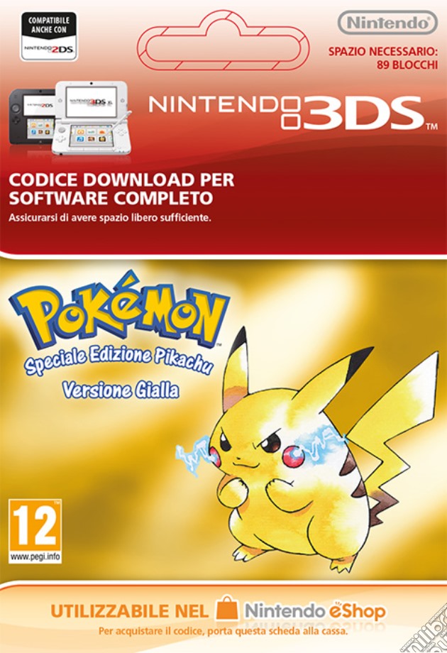 Pokemon Yellow Edition Italian videogame di DDNI