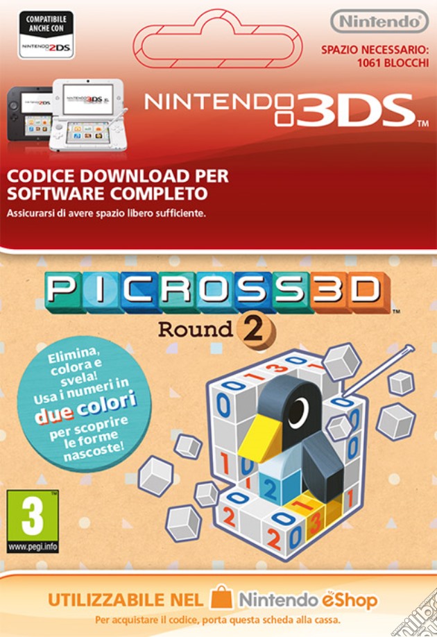 Picross 3D: Round 2 videogame di DDNI