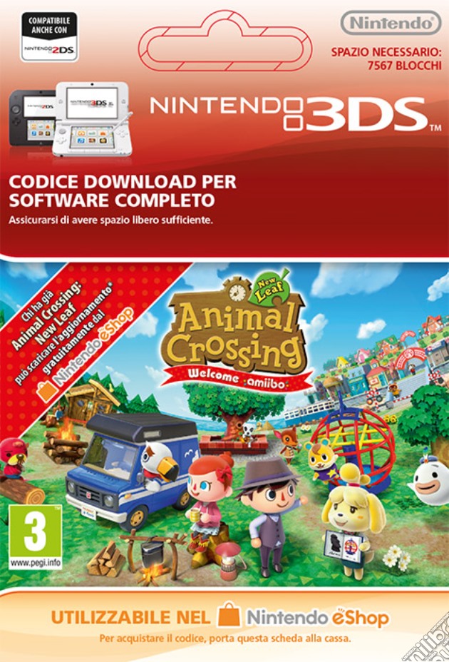 Animal Crossing: New Leaf Welcome amiibo videogame di DDNI
