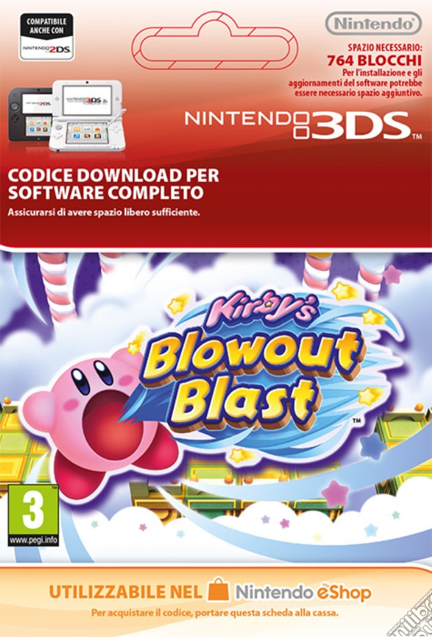 Kirby's Blowout Blast videogame di DDNI