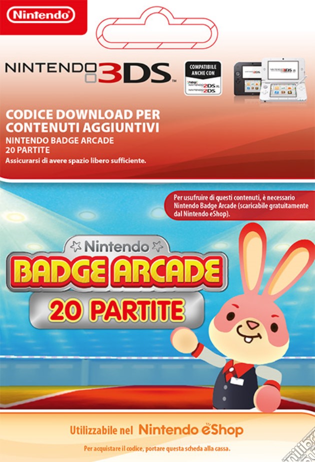 Nintendo Badge Arcade 20 plays videogame di DDNI