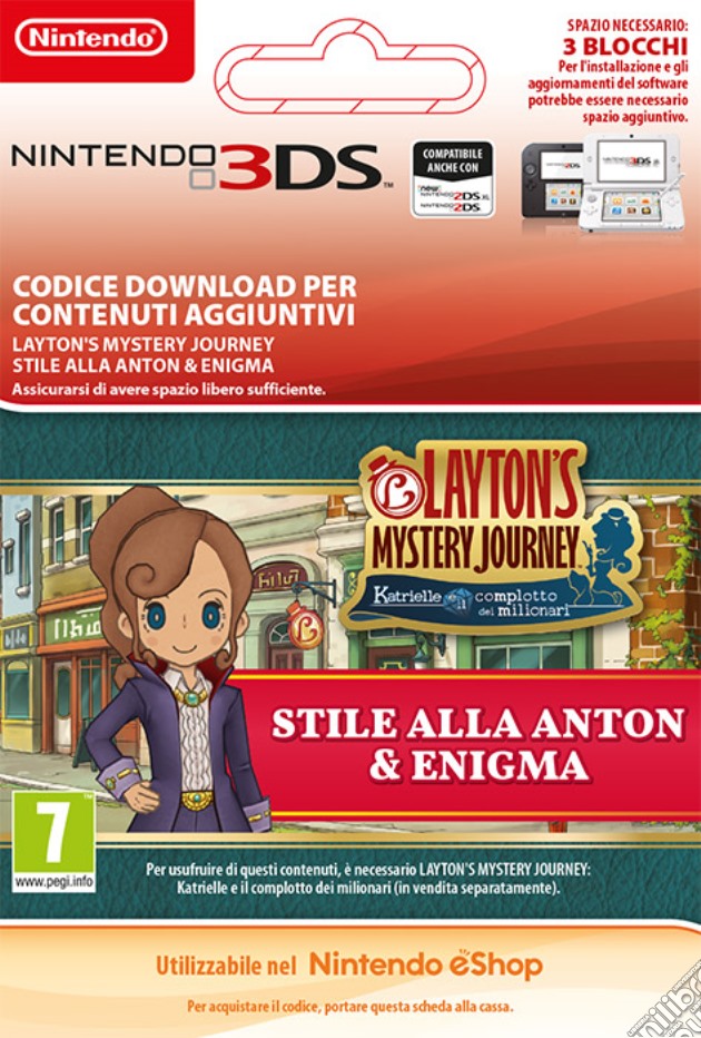 Lady Layton: Anton-ish Attire & Puzzle videogame di DDNI