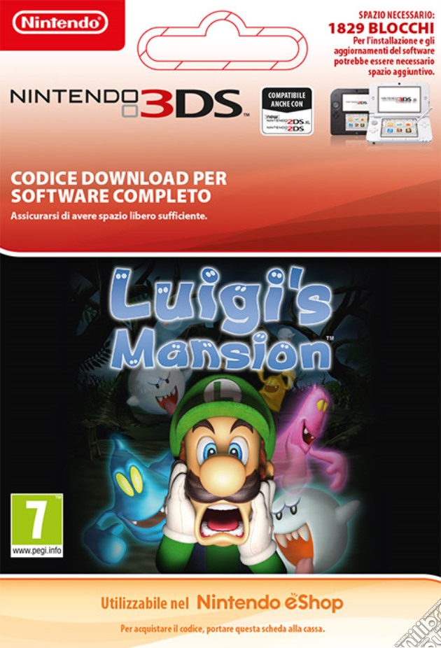 Luigi's Mansion videogame di DDNI