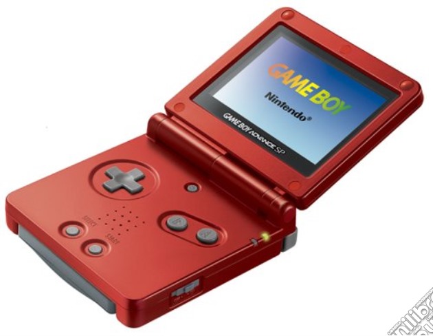 Game Boy Advance SP - Flame Red videogame di GBA