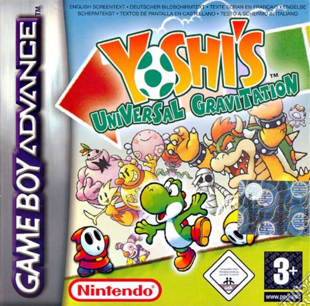 Yoshi's Universal Gravitation videogame di GBA