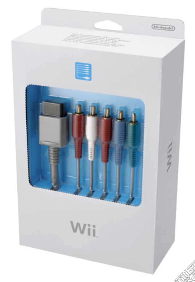 NINTENDO Wii Cavo Component videogame di WII
