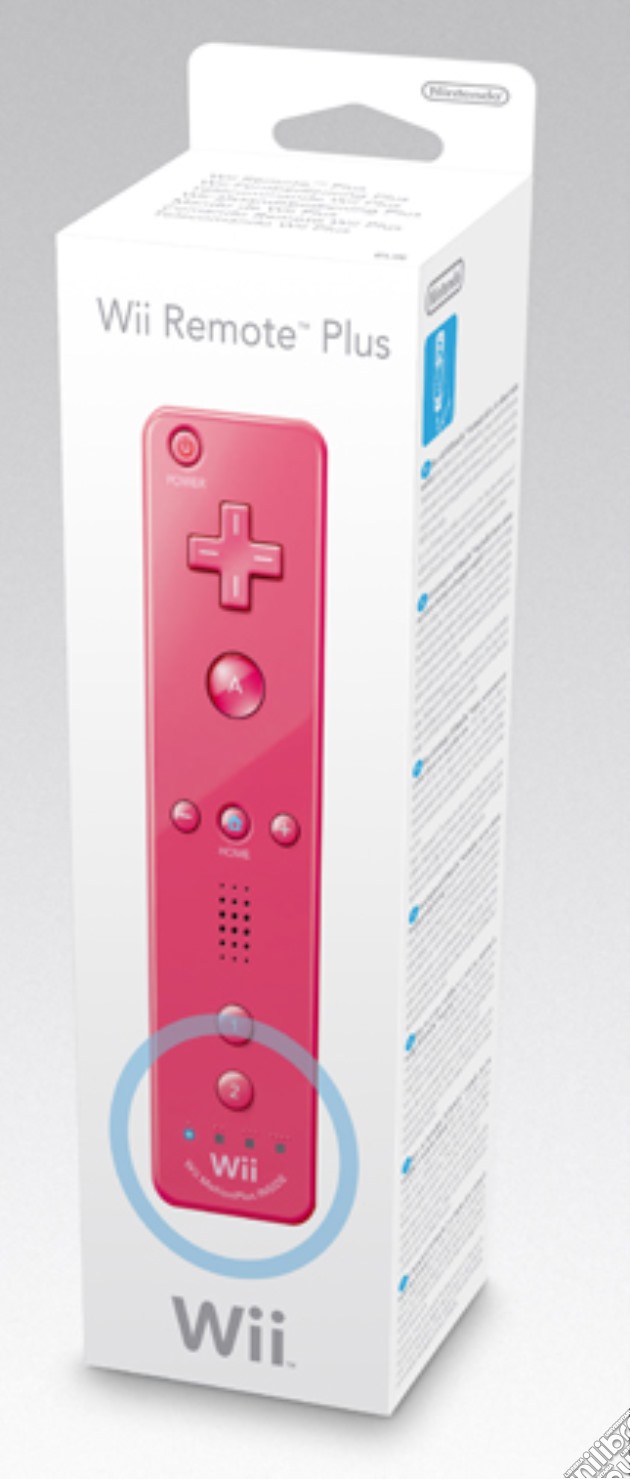 NINTENDO Wii Telecomando Wii Plus Rosa videogame di WII