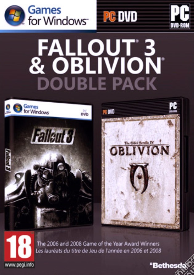 Fallout 3 / TES IV Oblivon Double Pack videogame di PC