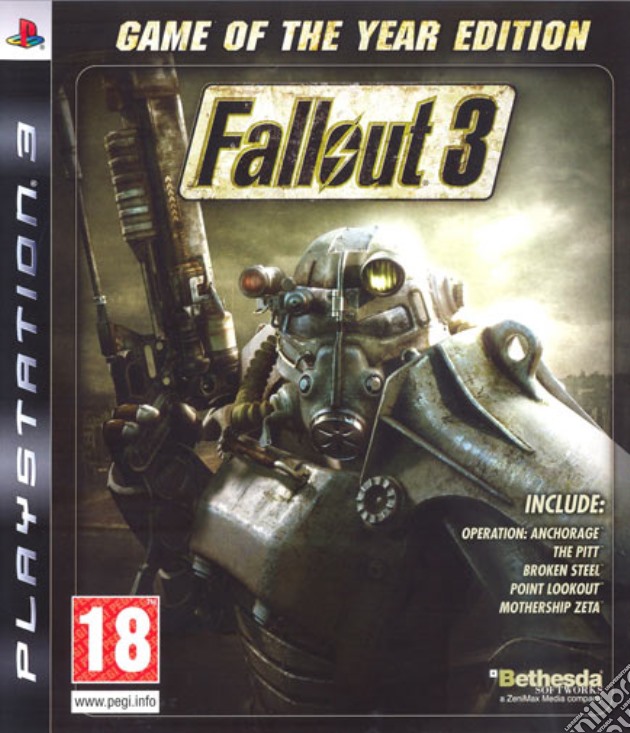 Fallout 3 Game Of The Year videogame di PS3
