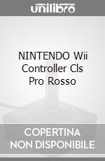 NINTENDO Wii Controller Cls Pro Rosso videogame di WII