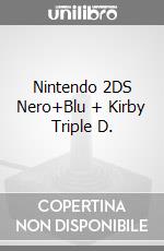 Nintendo 2DS Nero+Blu + Kirby Triple D. videogame di NDS