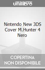 Nintendo New 3DS Cover M.Hunter 4 Nero videogame di ACC