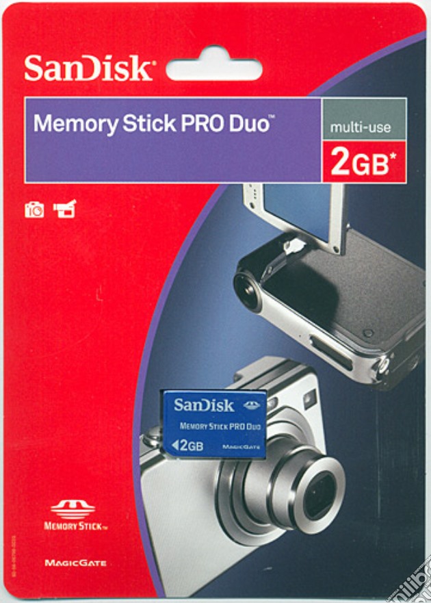 PSP SanDisk Memory Stick Pro Duo 2 Gb videogame di PSP