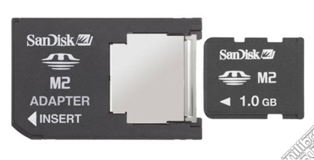 PSP SanDisk Memory Stick Micro M2 1 Gb videogame di PSP