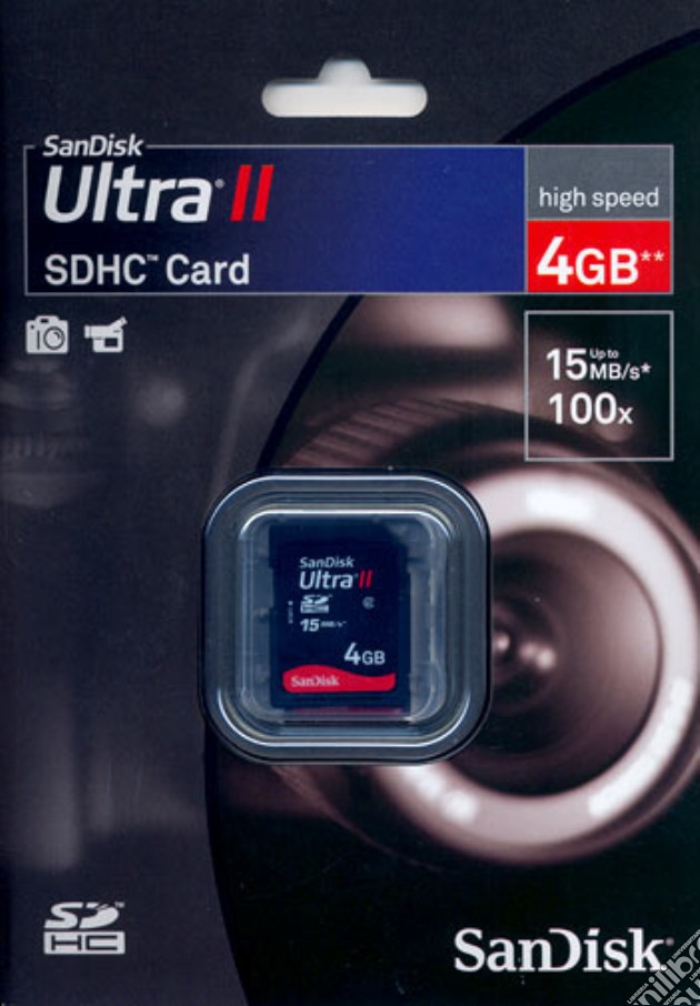 WII DSi Sandisk Memory SD Ultra II 4 Gb videogame di WII