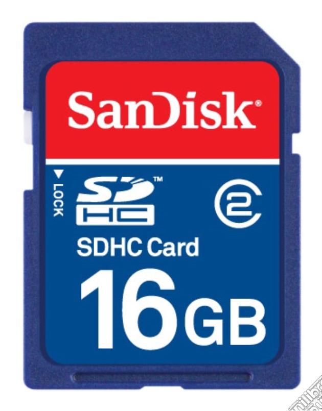 Sandisk Secure Digital 16GB HC videogame di HKMO