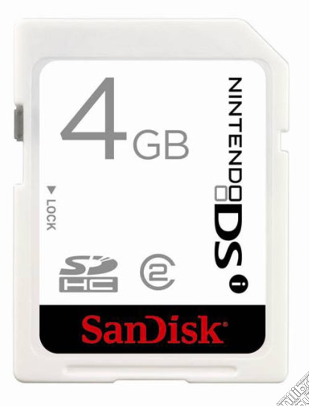 Sandisk Secure Digital Gaming 4GB videogame di WII