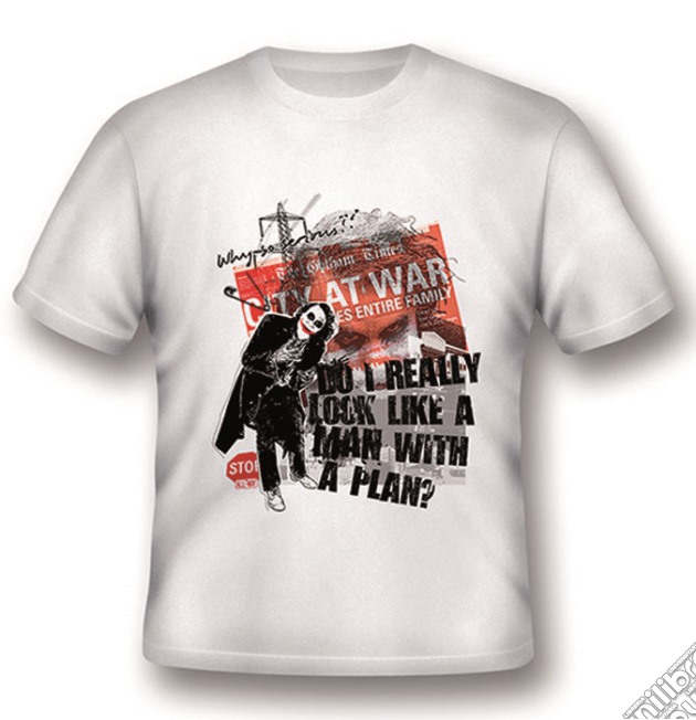 T-Shirt Joker A Man With a Plan L videogame di TSH