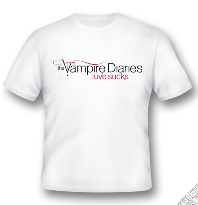 T-Shirt Vampire Diaries Love Sucks XXL videogame di TSH