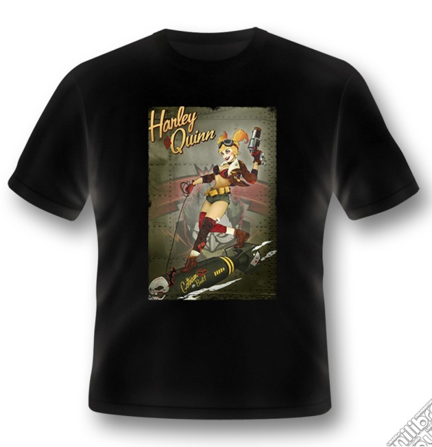 T-Shirt Harley Quinn Bomb M videogame di TSH