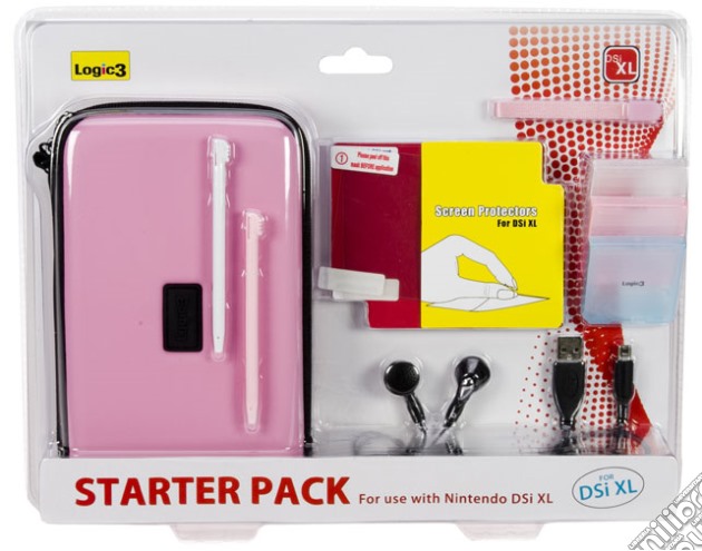 DSi XL Starter Pack Pink videogame di NDS