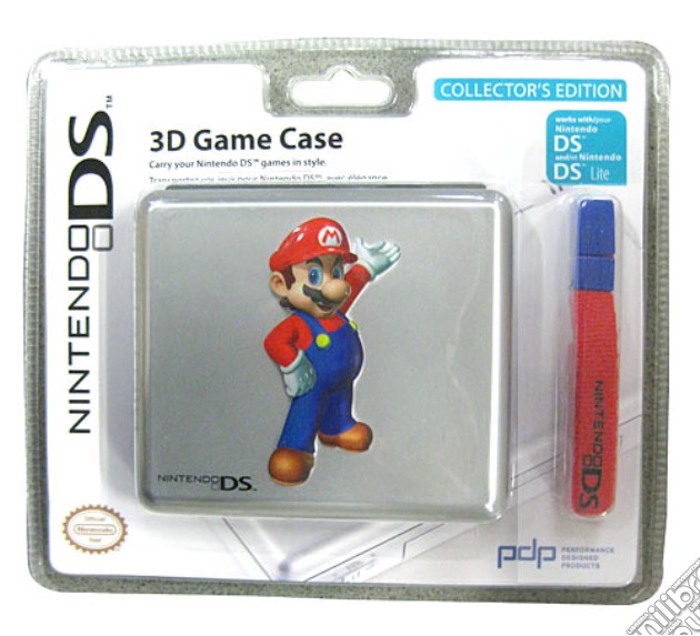 DSi NDS Case Per Giochi In Metallo Mario videogame di NDS