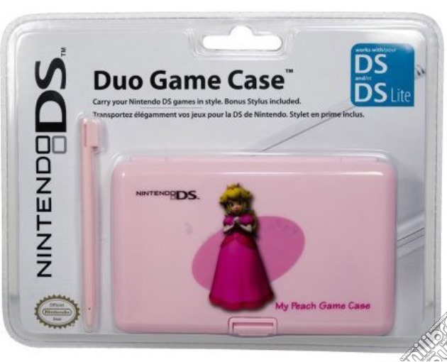 DS Custodia Duo Game + Stylus Peach videogame di NDS