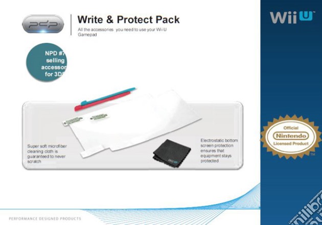 PDP Pack Write & Protect Kit Wii U videogame di WII