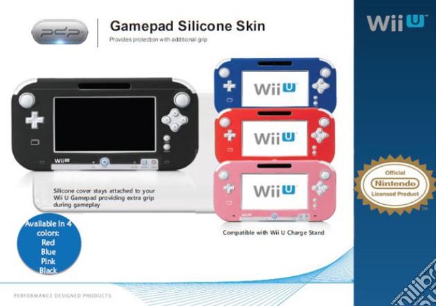 Case in silicone per gamepad Wii U videogame di WII