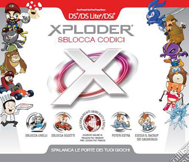 DSI NDSLite Xploder Sblocca Codici BLAZE videogame di ACC