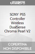 SONY PS5 Controller Wireless DualSense Chroma Pearl V2 game acc