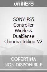 SONY PS5 Controller Wireless DualSense Chroma Indigo V2 game acc