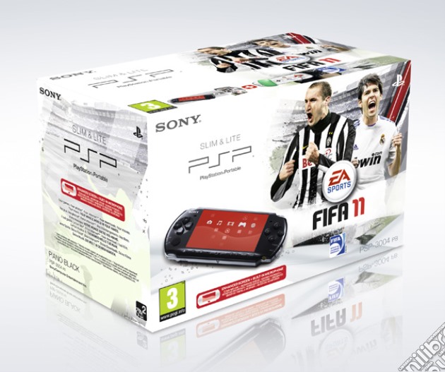 PSP 3000 + Fifa 11 videogame di PSP