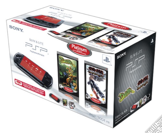 PSP Base Pack 3004 + Daxter + Tekken D.R videogame di PSP