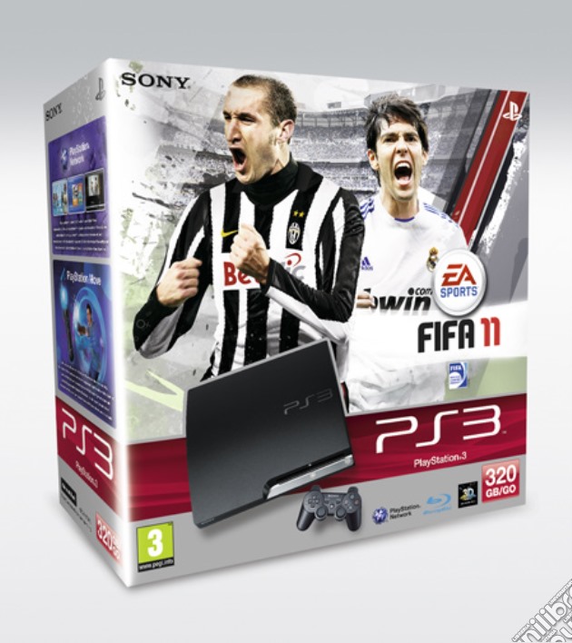Playstation 3 320 GB + FIFA 11 videogame di PS3