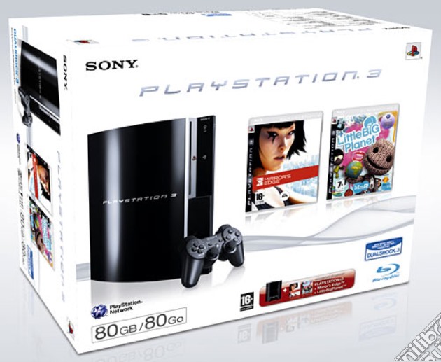 Playstation 3 80 Gb + MirrorE + LittleBP videogame di PS3