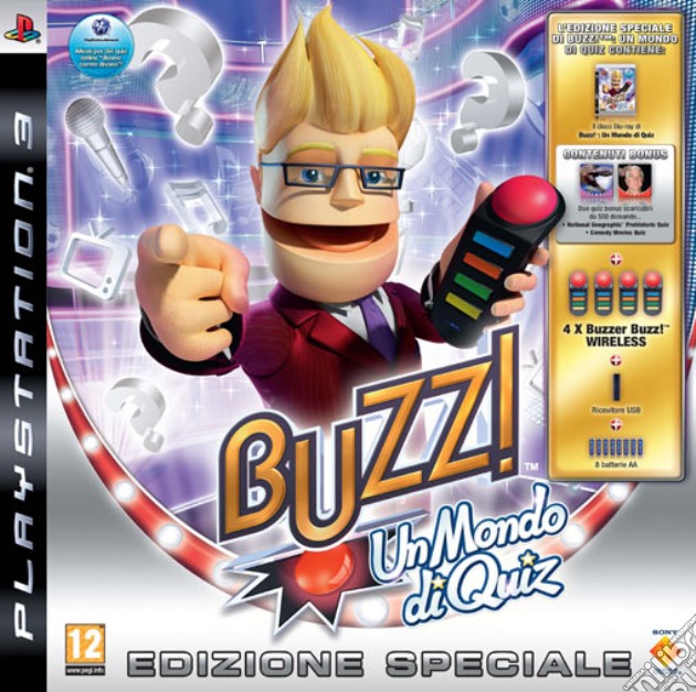 Buzz Un Mondo Di Quiz + Buzzer Special E videogame di PS3