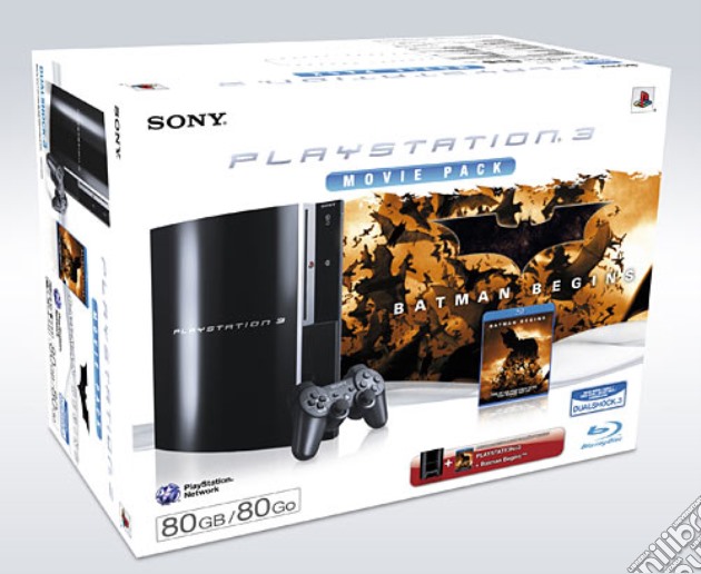 Playstation 3 80 Gb + Batman Begins Film videogame di PS3