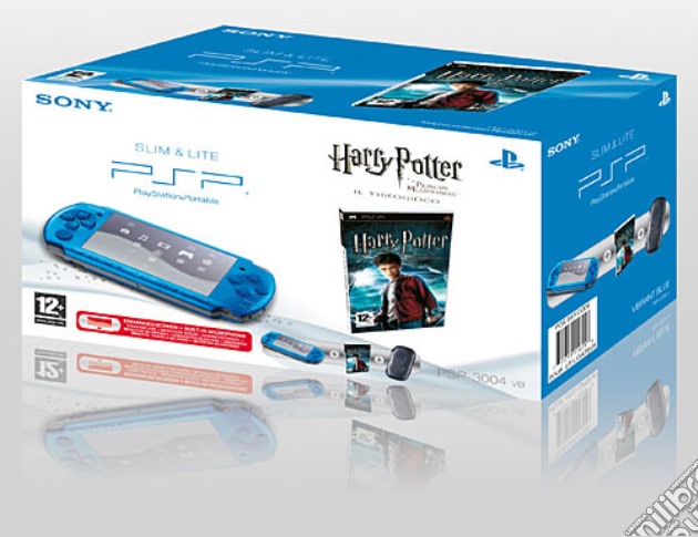 PSP 3004 Blu + Harry Potter 6 videogame di PSP